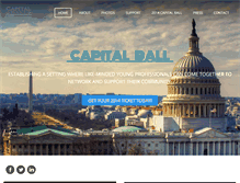Tablet Screenshot of capitalball.com
